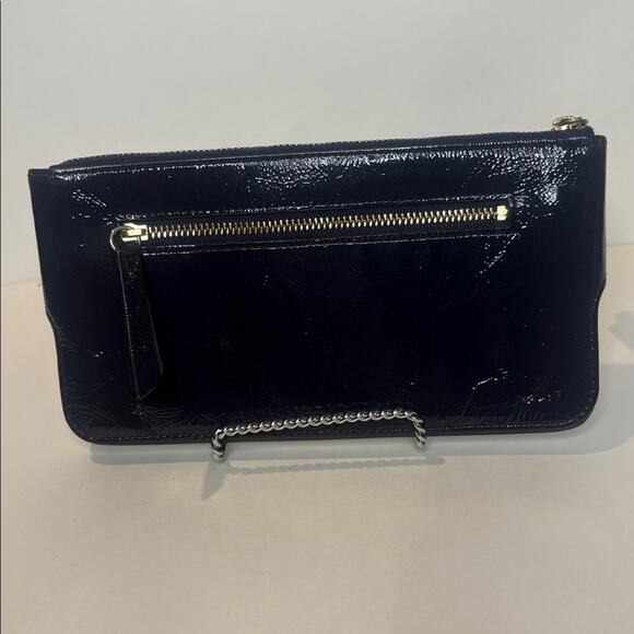 Lanvin blue long wallet leather and patent leather - Picture 3 of 7